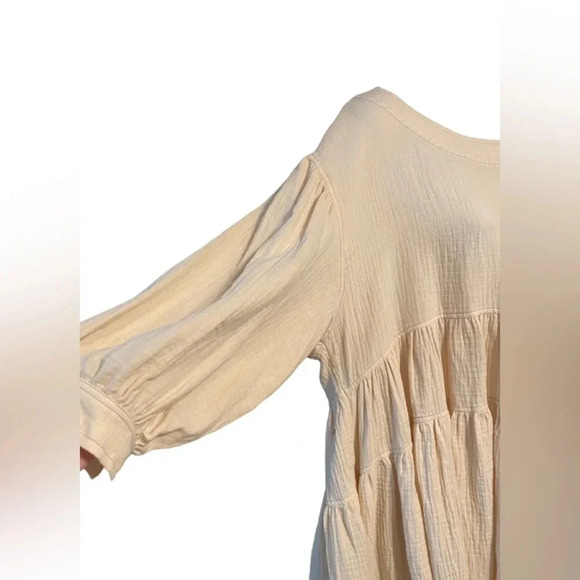 Dress Up Muslin Tiered Tunic Top - Picture 2 of 10